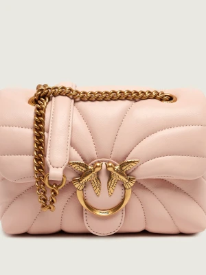 Pinko Skórzana torebka na ramię Love Puff Mini
