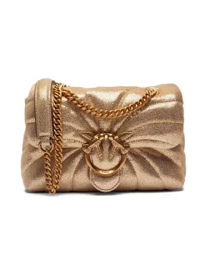 Pinko Skórzana torebka na ramię LOVE PUFF MINI BUTTERFLY