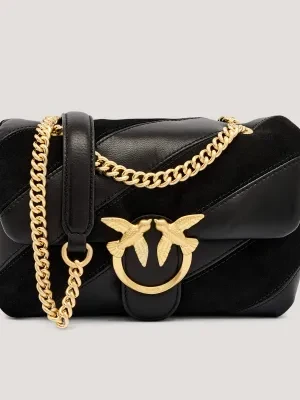 Pinko Skórzana torebka na ramię LOVE PUFF MINI CL