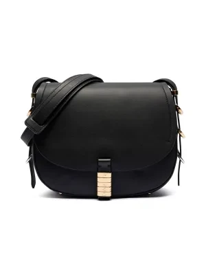Pinko Skórzana torebka na ramię SADDLE CLASSIC FIORE