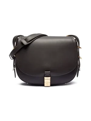 Pinko Skórzana torebka na ramię SADDLE CLASSIC FIORE