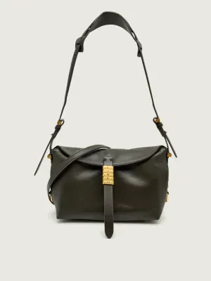 Pinko Skórzana torebka na ramię SADDLE MINI