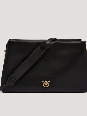 Pinko Skórzana torebka na ramię TRIPLET