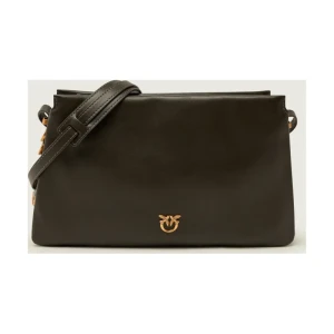 Pinko Skórzana torebka na ramię TRIPLET