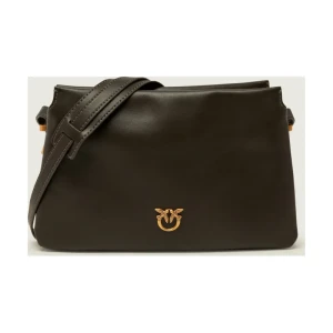 Pinko Skórzana torebka na ramię TRIPLET MINI