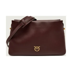 Pinko Skórzana torebka na ramię TRIPLET MINI