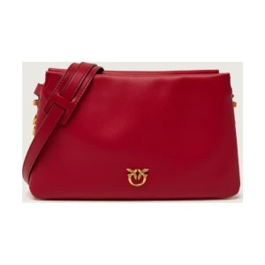 Pinko Skórzana torebka na ramię TRIPLET MINI