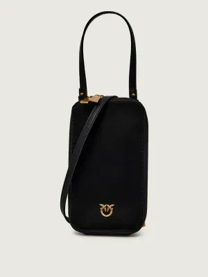 Pinko Skórzana torebka na telefon