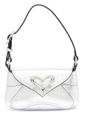 Pinko Skórzana torebka wieczorowa 520 SHOULDER BABY FL