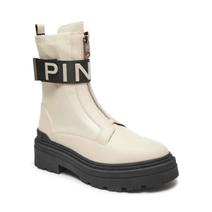 Pinko Skórzane botki na platformie MIA 13