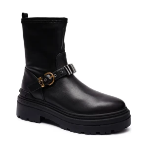 Pinko Skórzane botki na platformie MIA 27