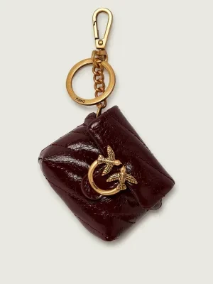 Pinko Skórzane etui na słuchawki AIRPODS LOVE PUFF