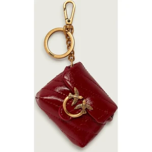 Pinko Skórzane etui na słuchawki AIRPODS LOVE PUFF