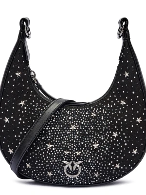 Pinko Skórzane hobo BRIOCHE MINI