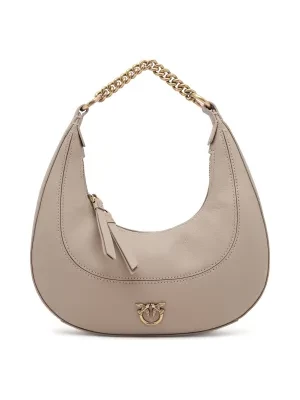 Pinko Skórzane hobo brioche mini morb