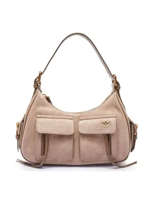 Pinko Skórzane hobo CARGO CLASSIC