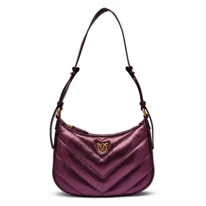 Pinko Skórzane hobo HALF MOON MINI