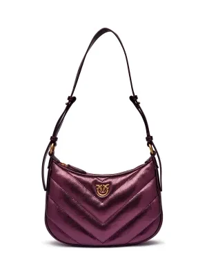 Pinko Skórzane hobo HALF MOON MINI