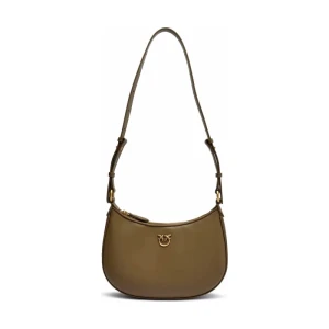 Pinko Skórzane hobo HALF MOON MINI