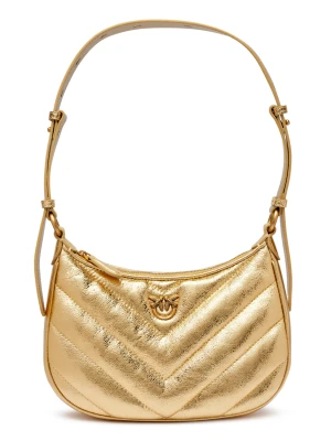 Pinko Skórzane hobo HALF MOON MINI