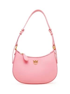 Pinko Skórzane hobo HALF MOON MINI FL VITELLO SETA