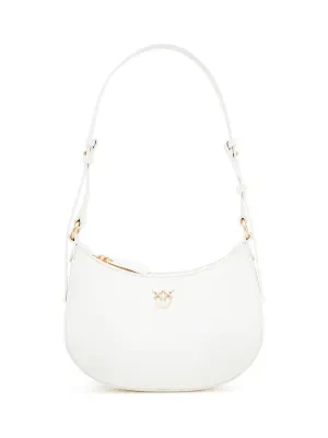 Pinko Skórzane hobo HALF MOON MINI FL VITELLO SETA