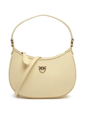 Pinko Skórzane hobo HALF MOON MINI VITELLO SETA