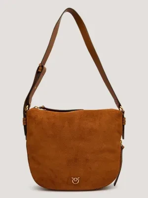 Pinko Skórzane hobo ZIP AROUND CLASSIC