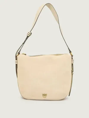 Pinko Skórzane hobo ZIP AROUND CLASSIC