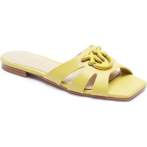 Pinko Skórzane klapki MARLI 09