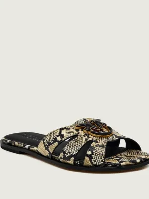 Pinko Skórzane klapki MILLY 04