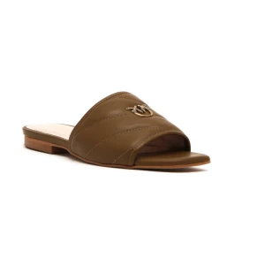 Pinko Skórzane klapki MOLLY