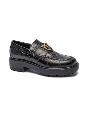 Pinko Skórzane loafersy TINA