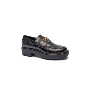 Pinko Skórzane loafersy TINA