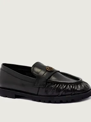 Pinko Skórzane mokasyny NORA 01