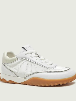 Pinko Skórzane sneakersy Gea 01 biały