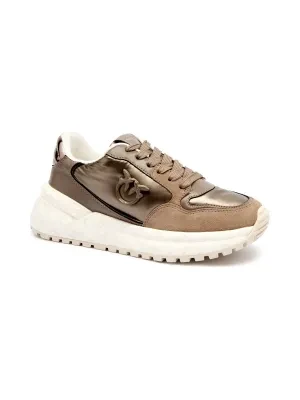 Pinko Skórzane sneakersy GEM 07