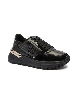 Pinko Skórzane sneakersy GEM 07