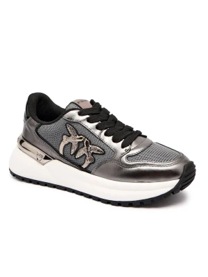 Pinko Skórzane sneakersy GEM 07
