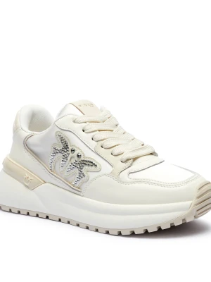 Pinko Skórzane sneakersy GEM 07