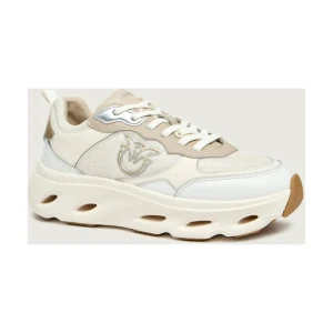 Pinko Skórzane sneakersy PINK 09