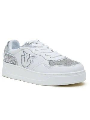 Pinko Skórzane sneakersy PORTLAND VITELLO/MAGLI