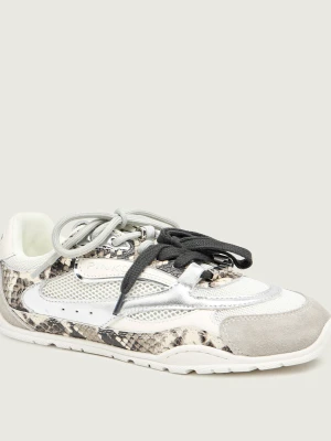 Pinko Skórzane sneakersy YULIA 01 | zamsz
