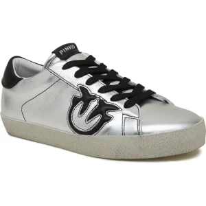 Pinko Skórzane trampki SEATTLE SNEAKER PELLE LAMINATA