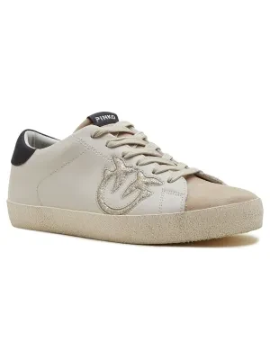 Pinko Skórzane trampki SEATTLE SNEAKER PELLE VITELLO+