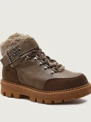 Pinko Skórzane trapery ORTICA