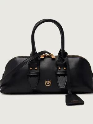 Pinko Skórzany kuferek BOWLING