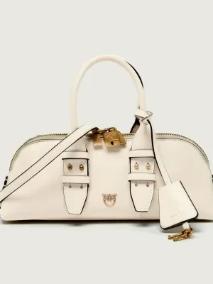 Pinko Skórzany kuferek BOWLING