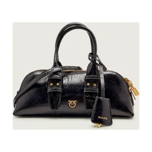 Pinko Skórzany kuferek BOWLING