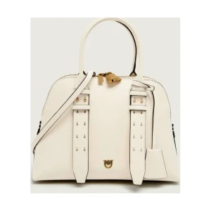 Pinko Skórzany kuferek BOWLING BAG MEDIUM